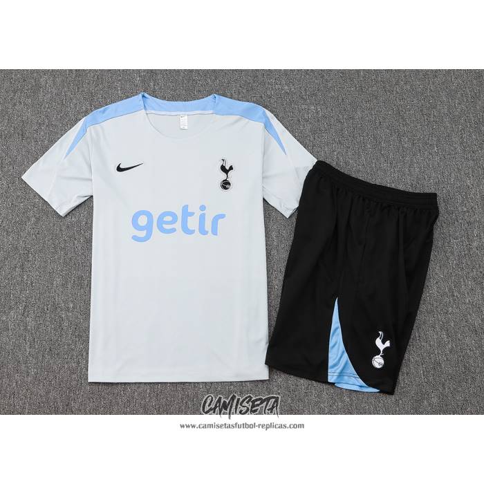 Chandal del Tottenham Hotspur 2024-2025 Manga Corta Gris - Pantalon Corto